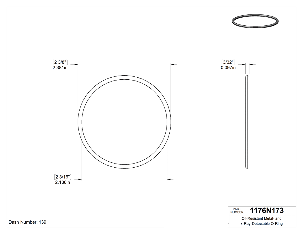 Technical drawing - 1176N173